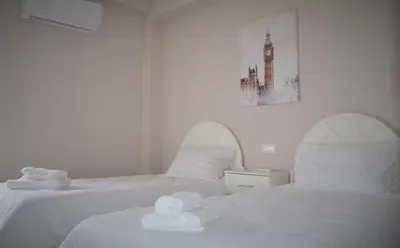 Cama o camas de una habitación en La posada Cordobesa