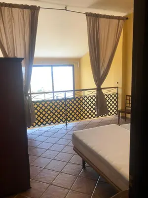 Cama o camas de una habitación en CASA RURAL CON VISTAS ESPECTACULARES