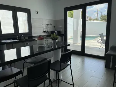 Una cocina o zona de cocina en Villa La Fuente
