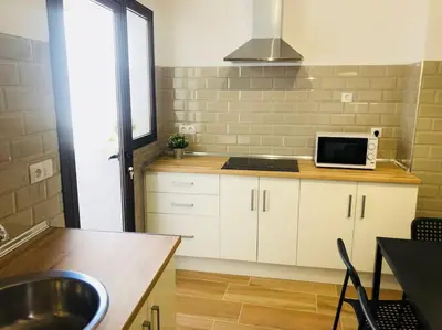 Una cocina o zona de cocina en Posada de la Judería III