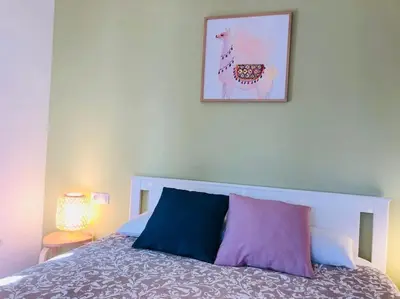 Cama o camas de una habitación en Posada de la Judería III