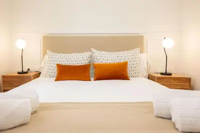 Cama o camas de una habitación en Juan de la Encina Central Suite