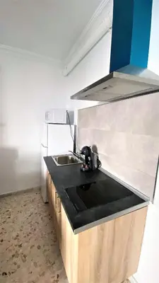 Una cocina o zona de cocina en Apartamento Doble Vacacional Carmona