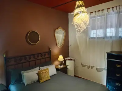 Cama o camas de una habitación en Huerta Del Pasil (Casa Entera)