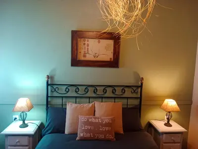Cama o camas de una habitación en Huerta Del Pasil (Casa Entera)