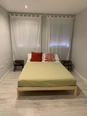 Cama o camas de una habitación en Apartamento Pasaje