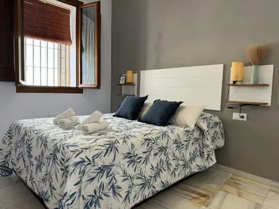 Cama o camas de una habitación en Apartamento Mundano