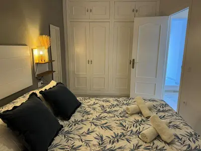 Cama o camas de una habitación en Apartamento Mundano