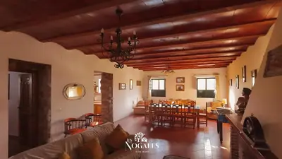 Zona de estar de Los Nogales Casa Rural