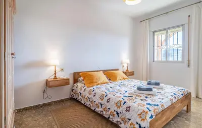 Cama o camas de una habitación en 4 Bedroom Beautiful Home In Periana