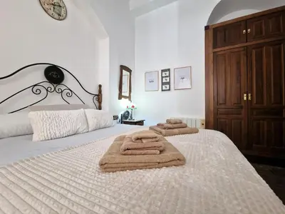 Cama o camas de una habitación en DS Realejo-Casco Histórico con aparcamiento
