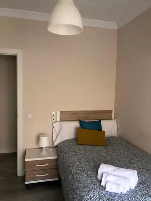 Cama o camas de una habitación en Apartamento Parquesol