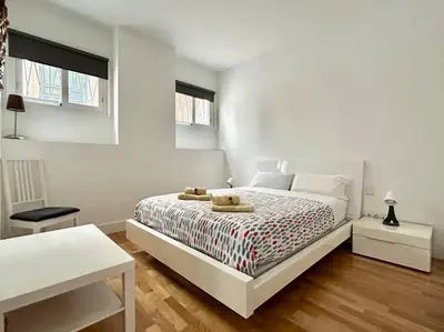Cama o camas de una habitación en Hispalis San Román
