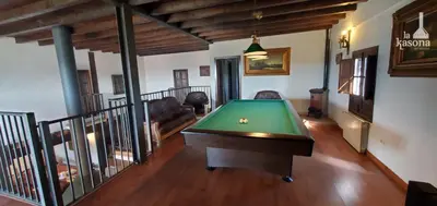 Mesa de billar en La Kasona del mirador