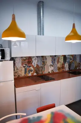 Una cocina o zona de cocina en Sevilla Urban Flat