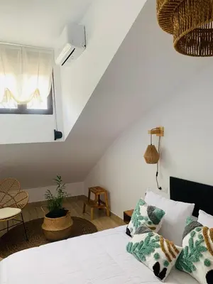 Cama o camas de una habitación en Apartamento Las Minas
