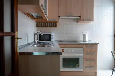 Una cocina o zona de cocina en Bonito piso en San Ildefonso - Centro