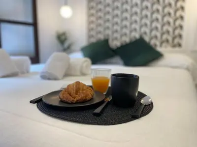 Cama o camas de una habitación en Geysotur Suite de Anabel