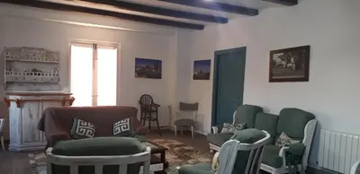 Zona de estar de Alojamiento Rural Las Viñas