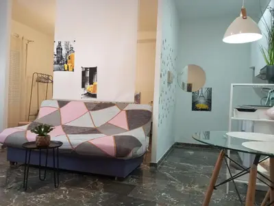 Zona de estar de Apartamento turístico Travelers