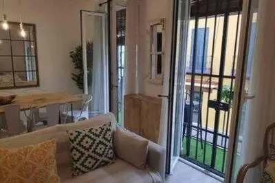 Cama o camas de una habitación en ISG Apartments Alameda 2 Dormitorios