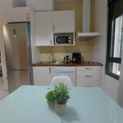 Una cocina o zona de cocina en ESTUDIO MORGADO.Tranquilidad. Calle Amor de Dios!