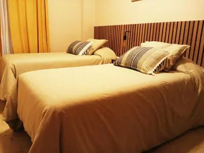 Cama o camas de una habitación en EL RINCÓN DEL GUADALQUIVIR
