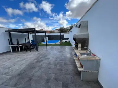 Piscina en o cerca de Casa Rural La Granja de Torrehermosa TR-BA-00291