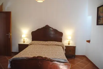 Cama o camas de una habitación en Cortijo San Rafael