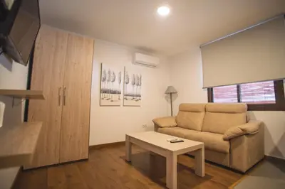 Zona de estar de Hotel Rural Aznaitín