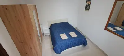 Cama o camas de una habitación en Villa Verde Pet-friendly