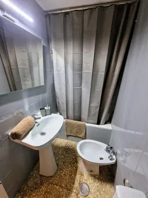 Un baño de DS Apartamento plaza Abades