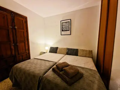 Cama o camas de una habitación en DS Apartamento plaza Abades