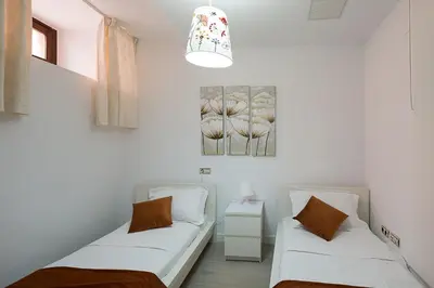 Cama o camas de una habitación en Veoapartment Los Terceros