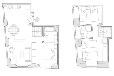 Plano de Veoapartment Los Terceros