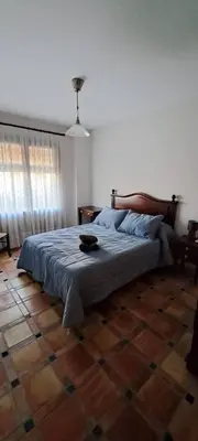 Cama o camas de una habitación en Casita Rocío