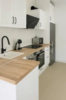 Una cocina o zona de cocina en Alojamiento Baeza California 2B