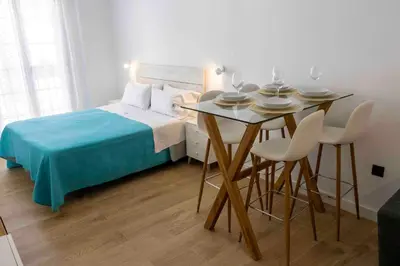 Cama o camas de una habitación en MiRa San Basilio