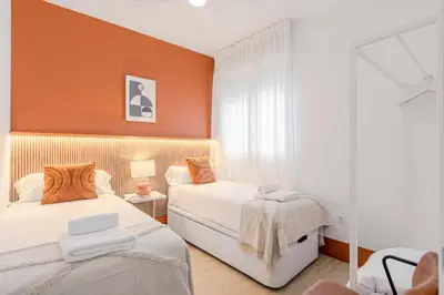 Cama o camas de una habitación en ISG Apartments Faustino 45