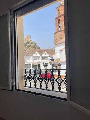 Un balcón o terraza de Apartamento Mirador Castillo Belmez