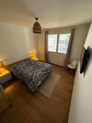 Cama o camas de una habitación en La Colina
