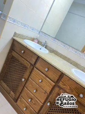 Un baño de Refugio de Baños