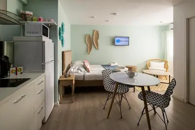Una cocina o zona de cocina en Veoapartment Menéndez Pelayo