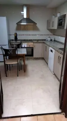 Una cocina o zona de cocina en Casa Rural Aguilar