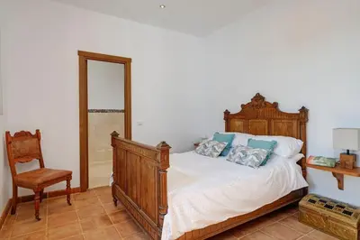 Cama o camas de una habitación en Cortijo Don Cristobal