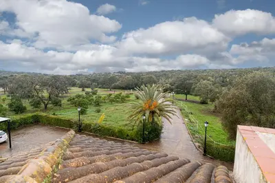 Paisaje cerca de esta villa