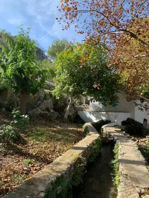 Jardín al aire libre en Villa Remedios