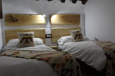 Cama o camas de una habitación en Cortijo Wenceslao II