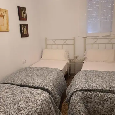 Cama o camas de una habitación en Apartamento en San José - Rinconada II