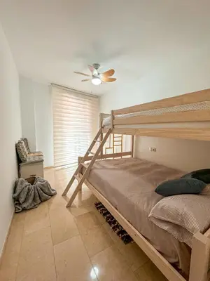 Cama o camas de una habitación en Duplex Fuente Piedra Escrita